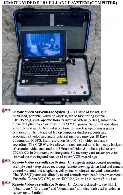 Remote Video Surveillance System (C) V2