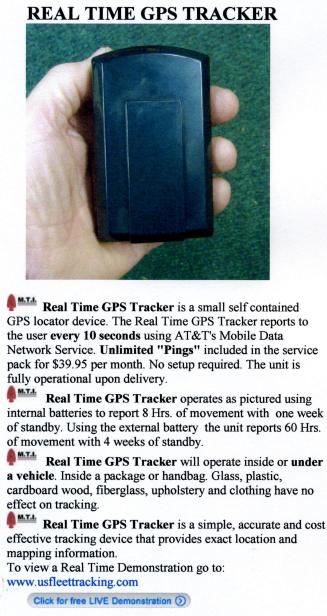 Real Time GPS Tracker