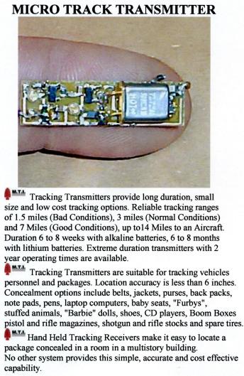 Micro Track Transmitter